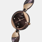 Fria Women Quartz Dial Analog Brass Watch TWEL16303