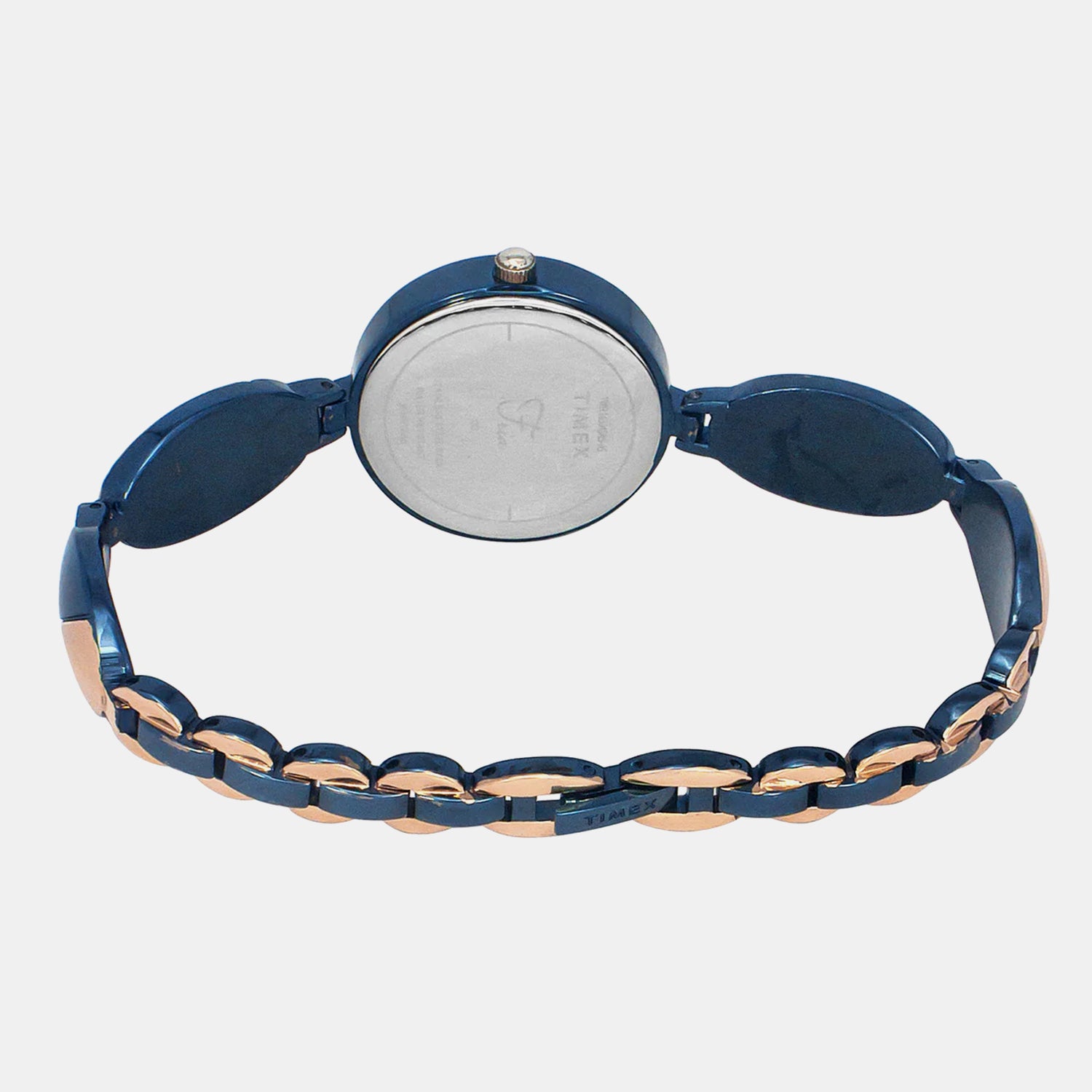 Fria Women Quartz Blue Dial Analog Stainless Steel Watch TWEL16304