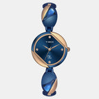 Fria Women Quartz Dial Analog Brass Watch TWEL16304