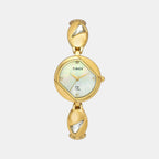 Fria Women Quartz Dial Analog Brass Watch TWEL16305