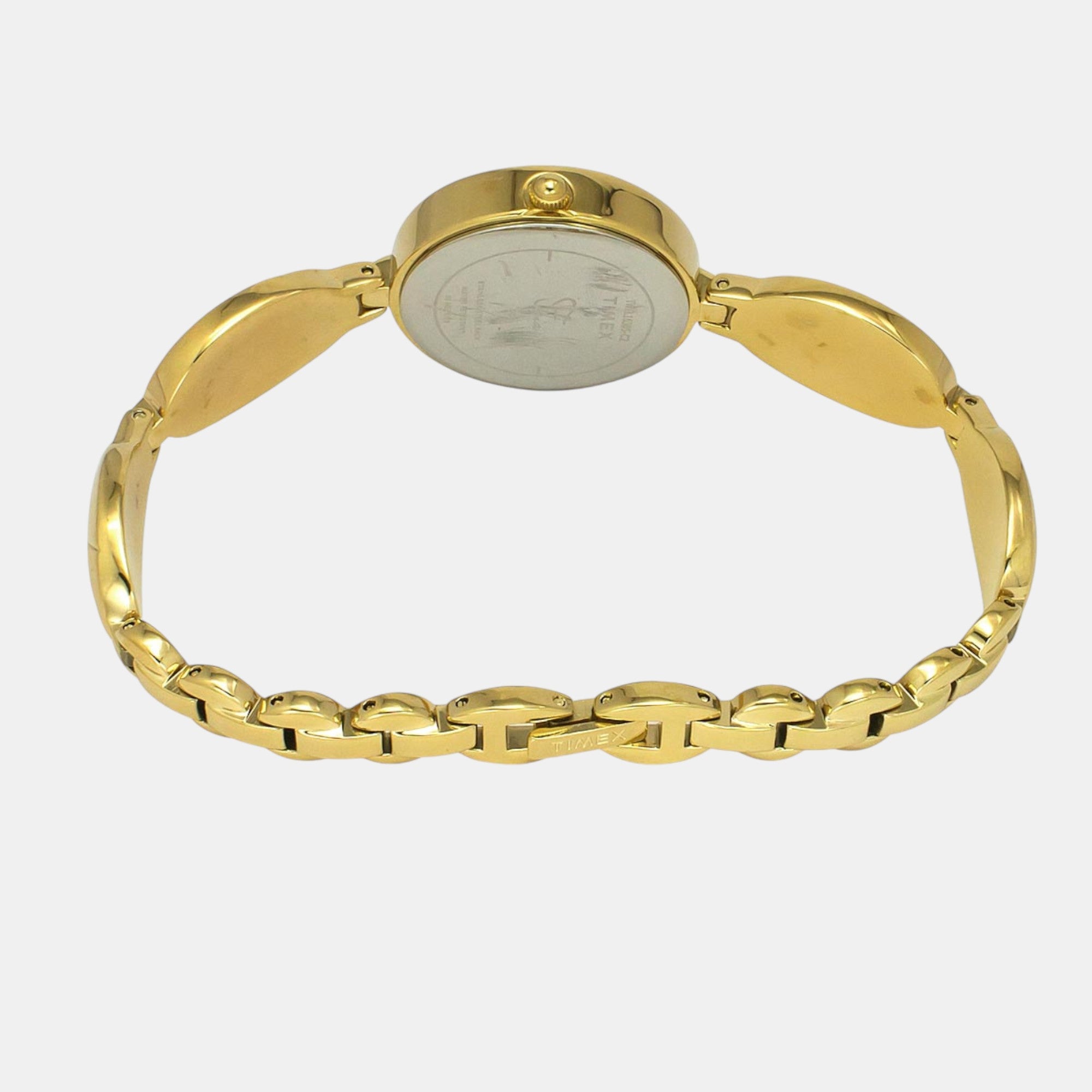 Fria Women Quartz Mother Of Pearl Dial Analog Brass Watch TWEL16305