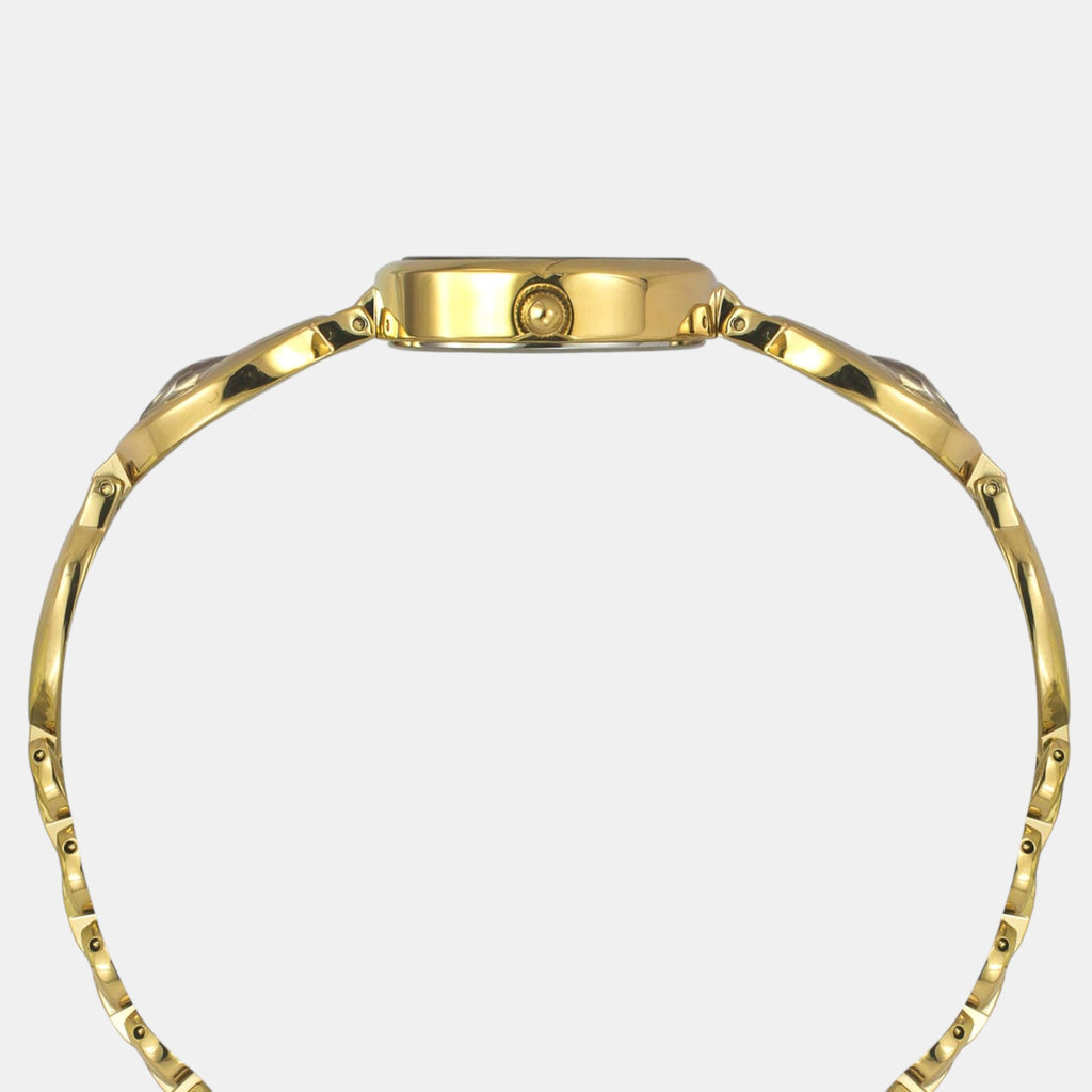 Fria Women Quartz Mother Of Pearl Dial Analog Brass Watch TWEL16305