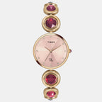 Fria Women Quartz Dial Analog Brass Watch TWEL16402