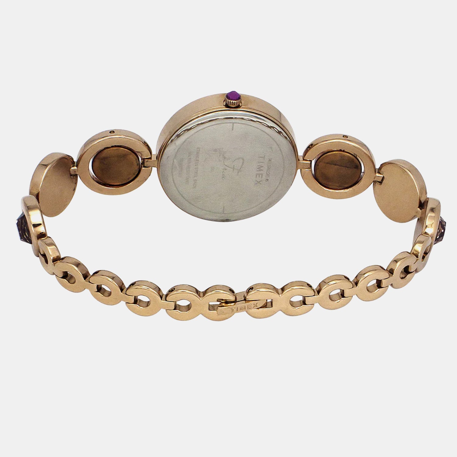 Fria Women Quartz Dial Analog Brass Watch TWEL16402