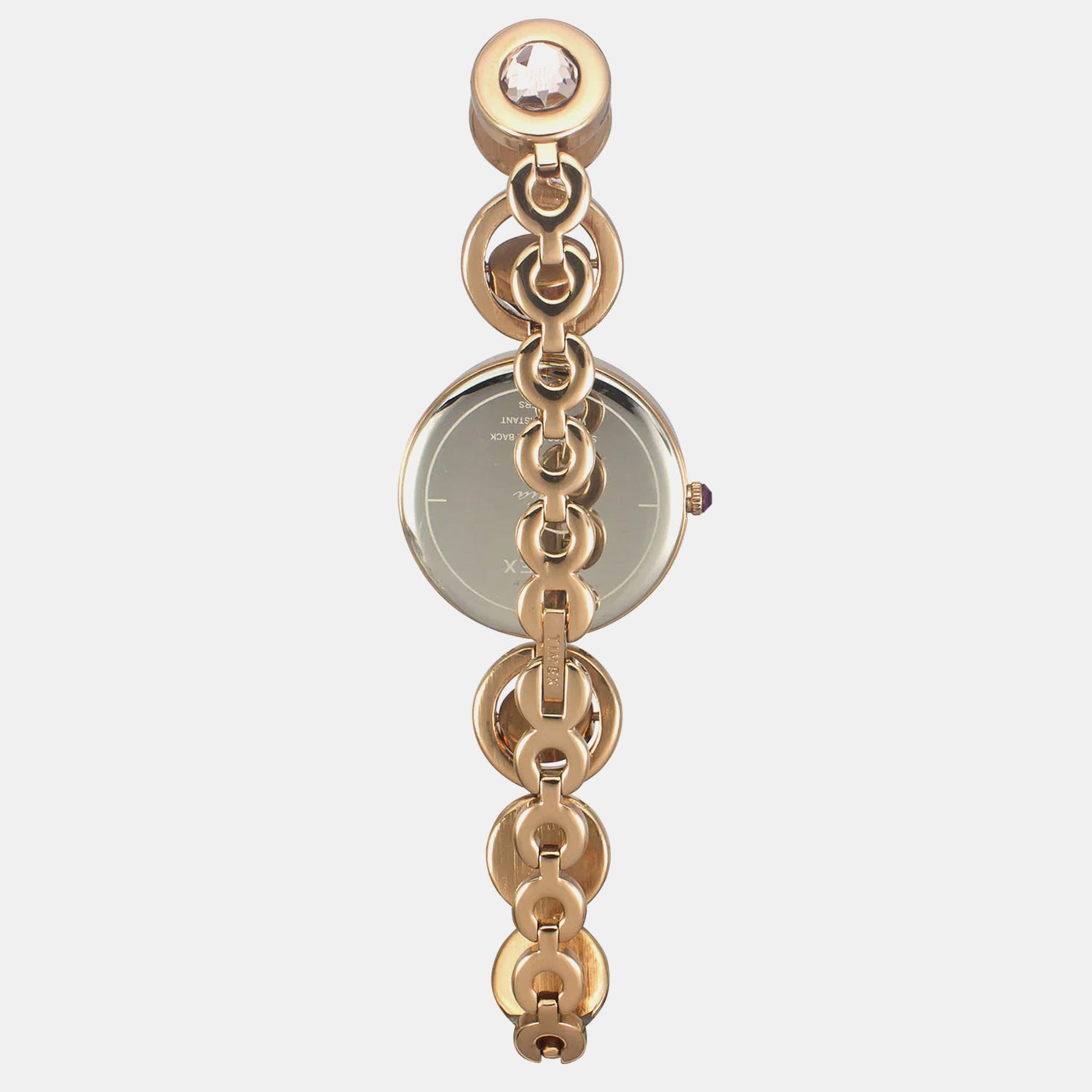 Fria Women Quartz Dial Analog Brass Watch TWEL16402