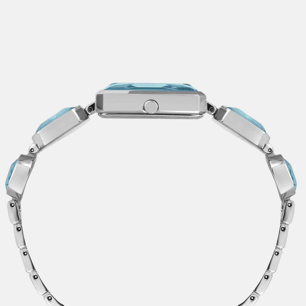 Fria Women Quartz Blue Dial Analog Brass Watch TWEL16904