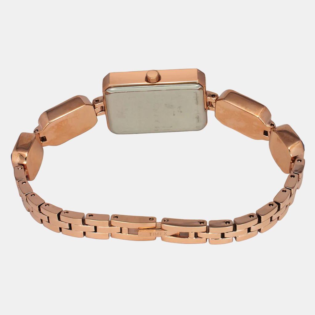 Timex Women Rectangular Silver watch