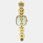 Fria Women Quartz Mother Of Pearl Dial Analog Brass Watch TWEL17106