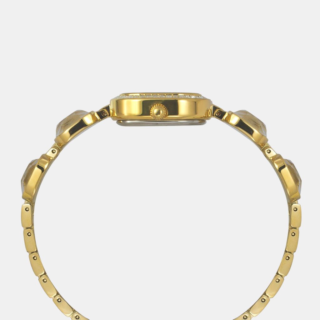 Fria Women Quartz Mother Of Pearl Dial Analog Brass Watch TWEL17106