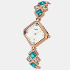 Fria Women Quartz Dial Analog Brass Watch TWEL17200