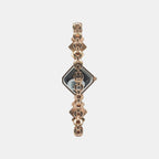 Fria Women Quartz Dial Analog Brass Watch TWEL17200