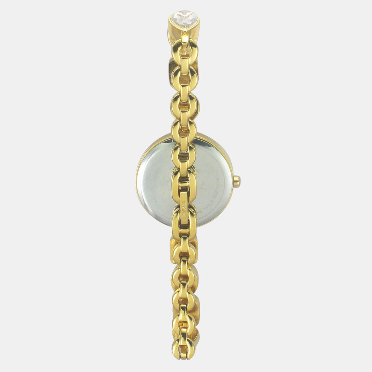 Fria Women Quartz Mother Of Pearl Dial Analog Brass Watch TWEL17304