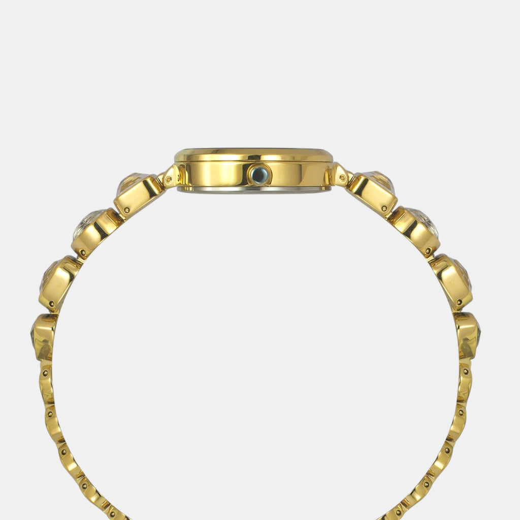 Fria Women Quartz Mother Of Pearl Dial Analog Brass Watch TWEL17304