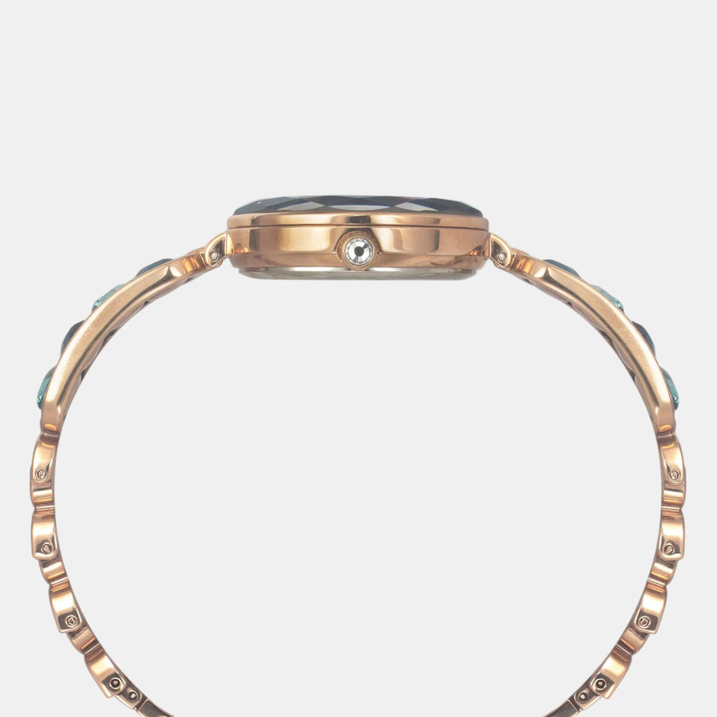 Fria Women Quartz Blue Dial Analog Brass Watch TWEL17604