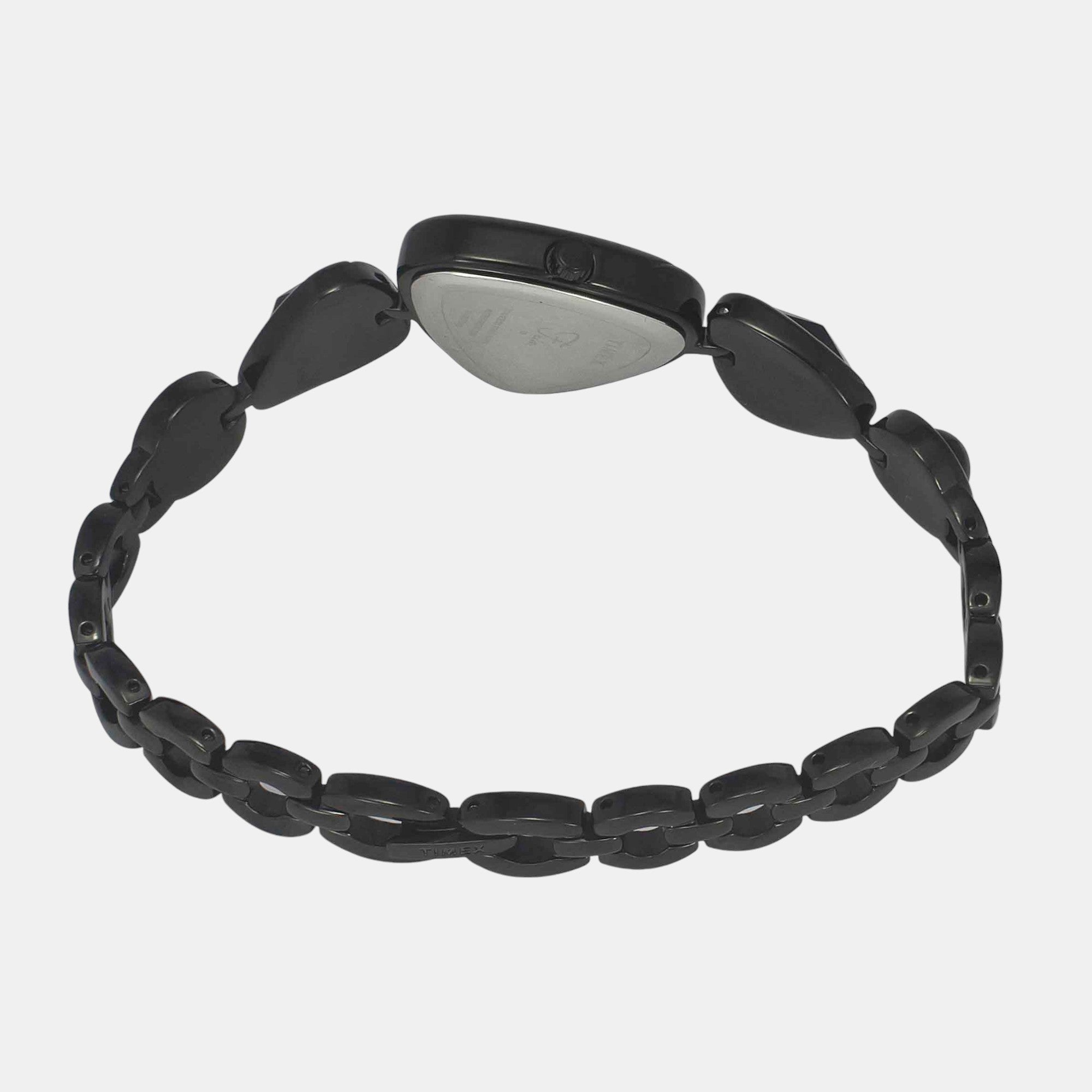 Fria Women Quartz Black Dial Analog Brass Watch TWEL17701