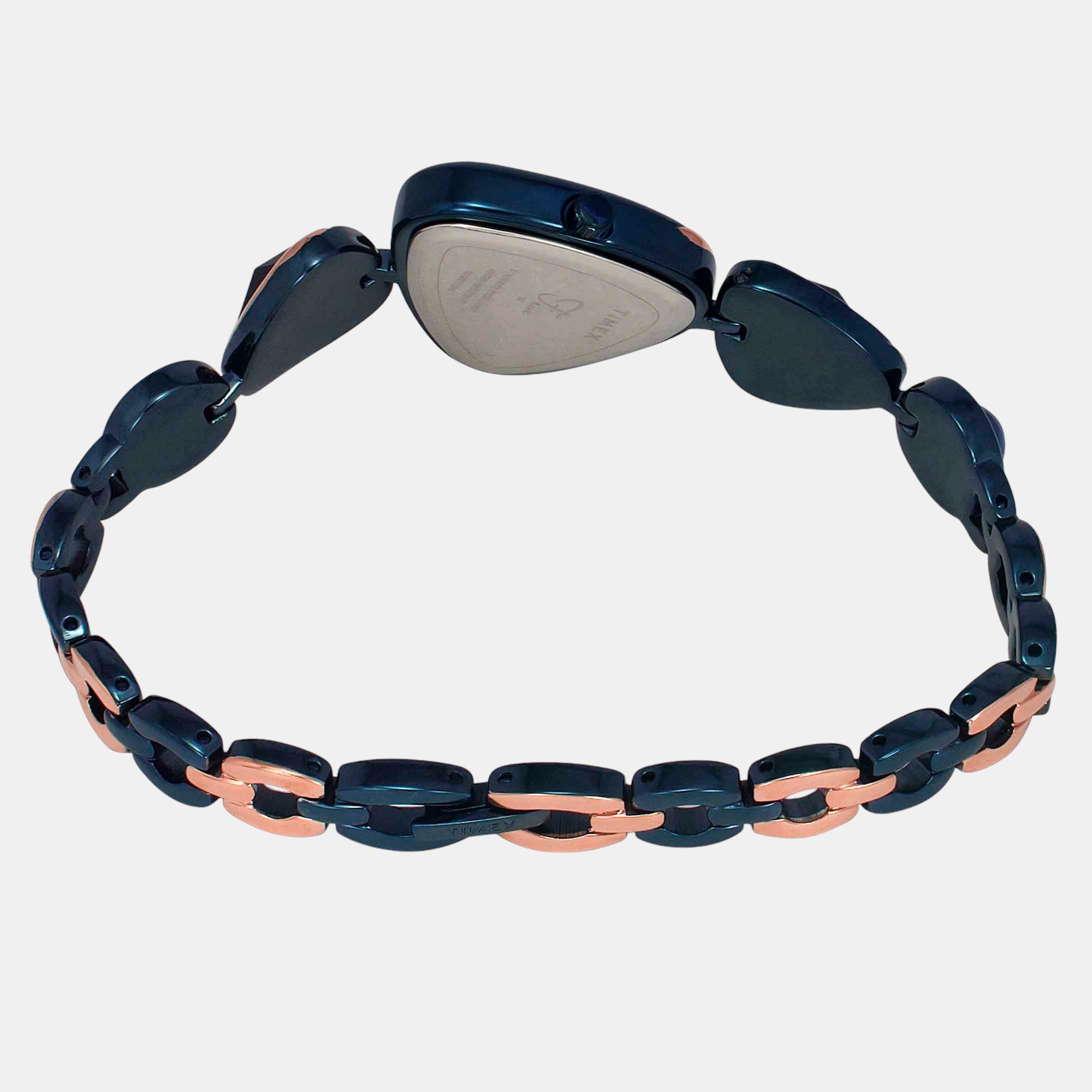 Fria Women Quartz Blue Dial Analog Brass Watch TWEL17702