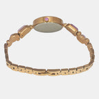 Fria Women Quartz Purple Dial Analog Brass Watch TWEL17803