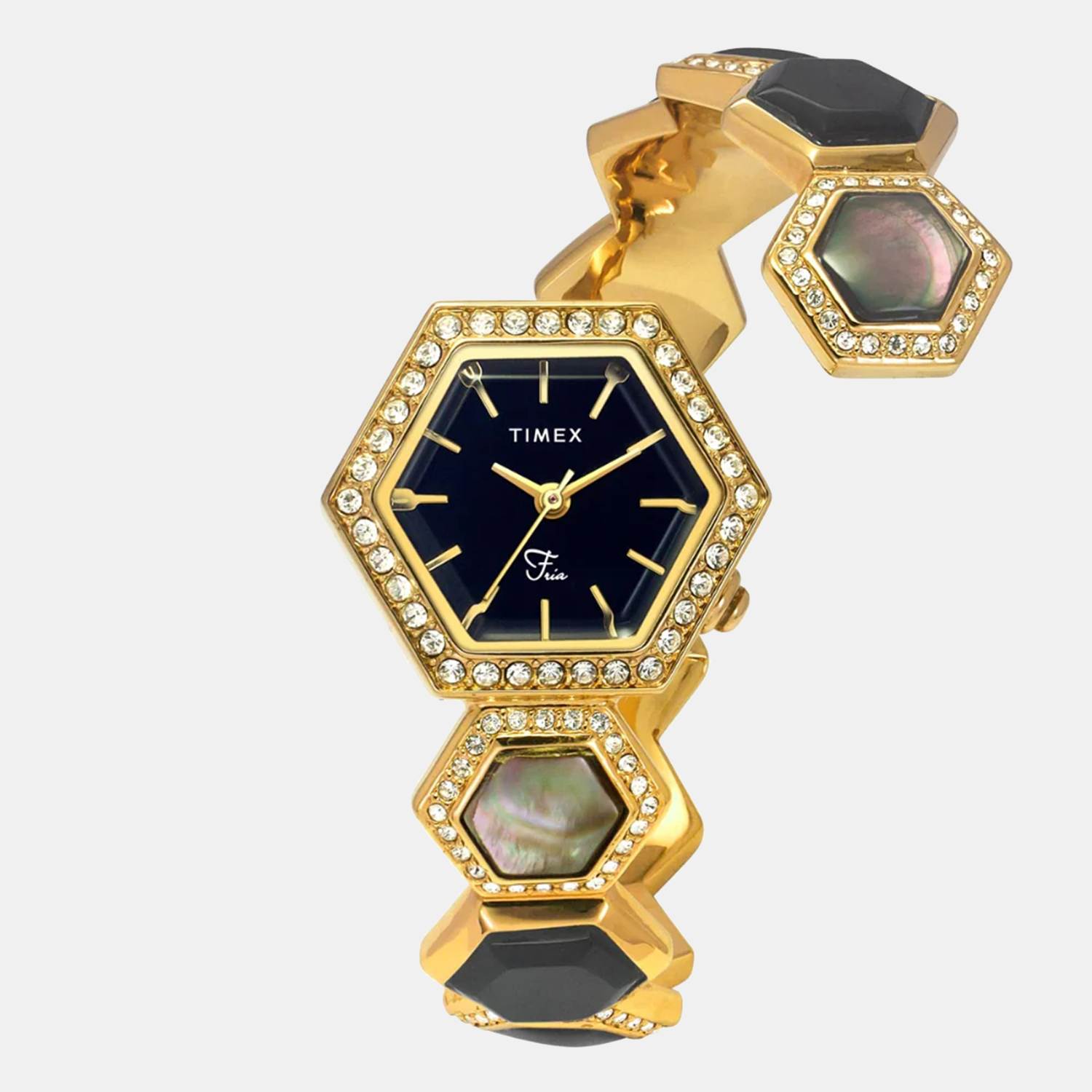 Timex Hexagon Black Analog watch