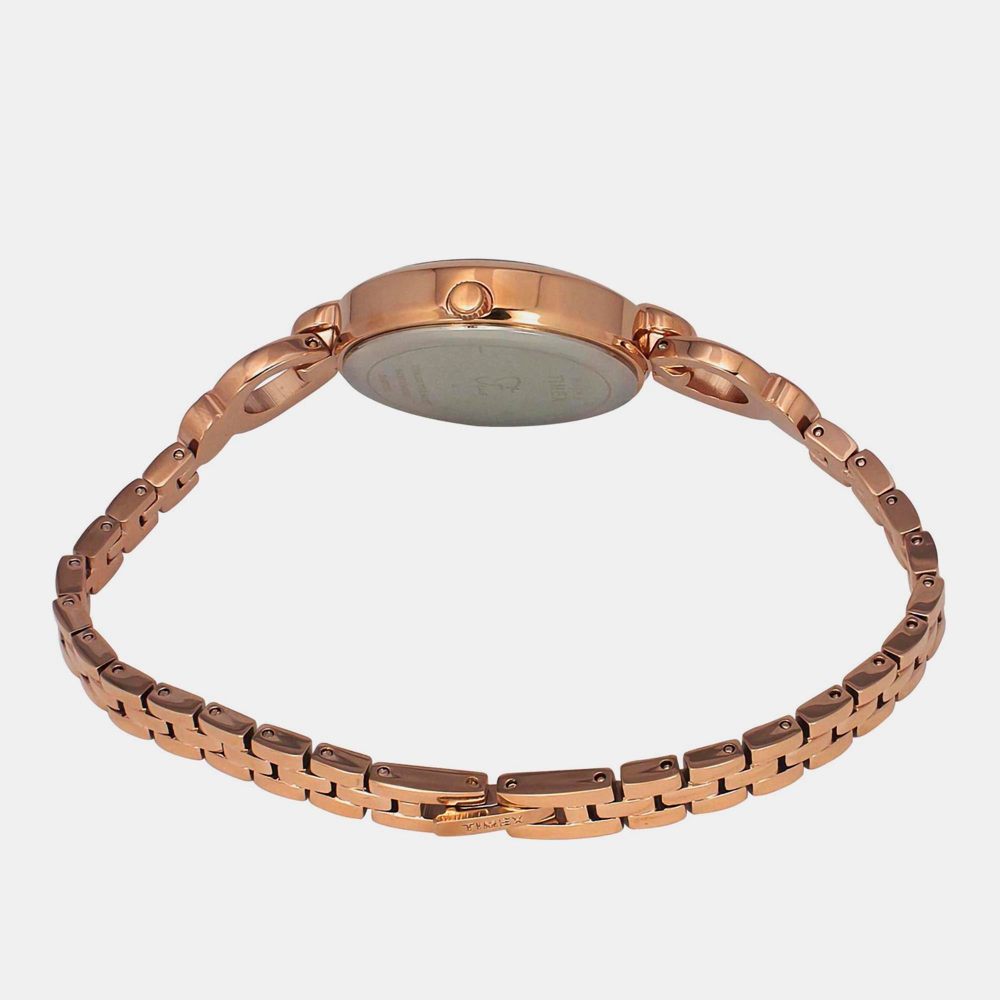 Timex Women Round Mother Of Pearl watch