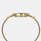 Fria Women Quartz Green Dial Analog Brass Watch TWEL18104