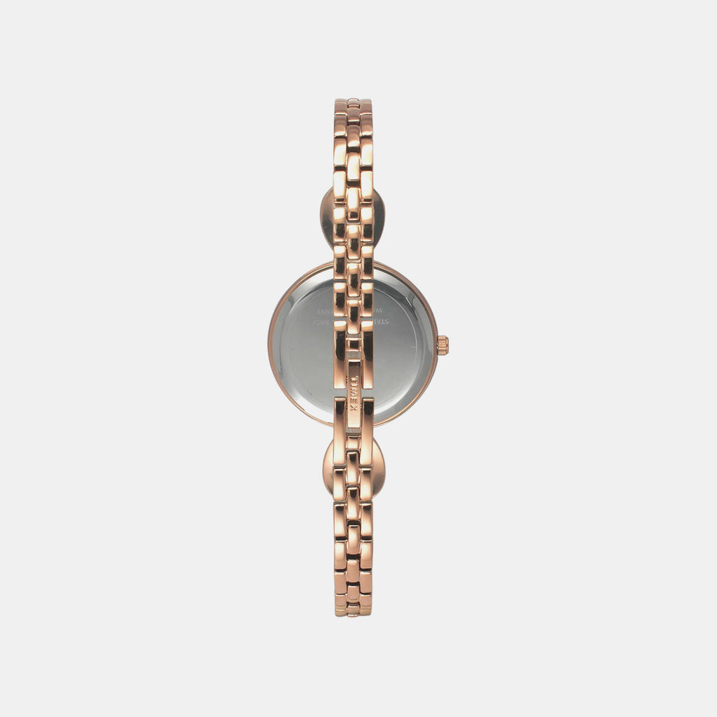 Fria Women Quartz Dial Analog Brass Watch TWEL18106