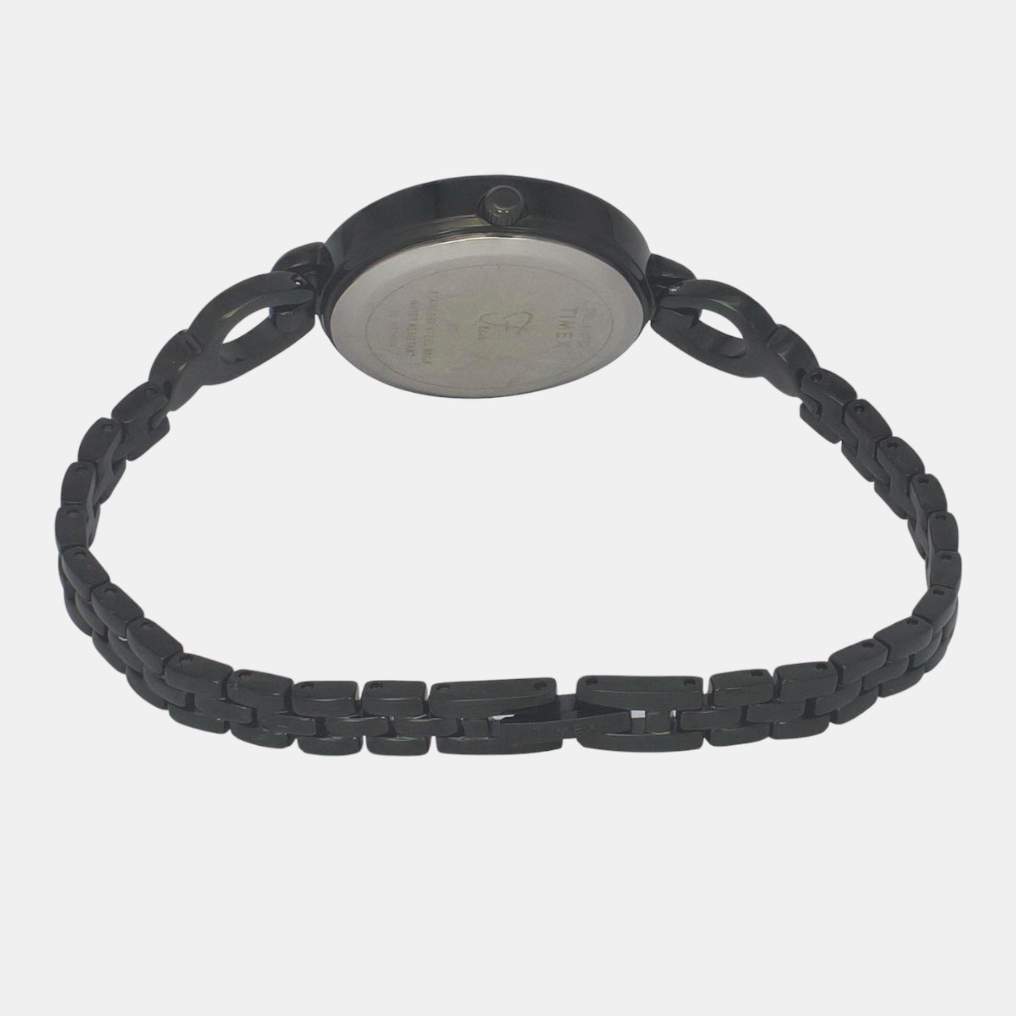 Fria Women Quartz Maroon Dial Analog Brass Watch TWEL18107