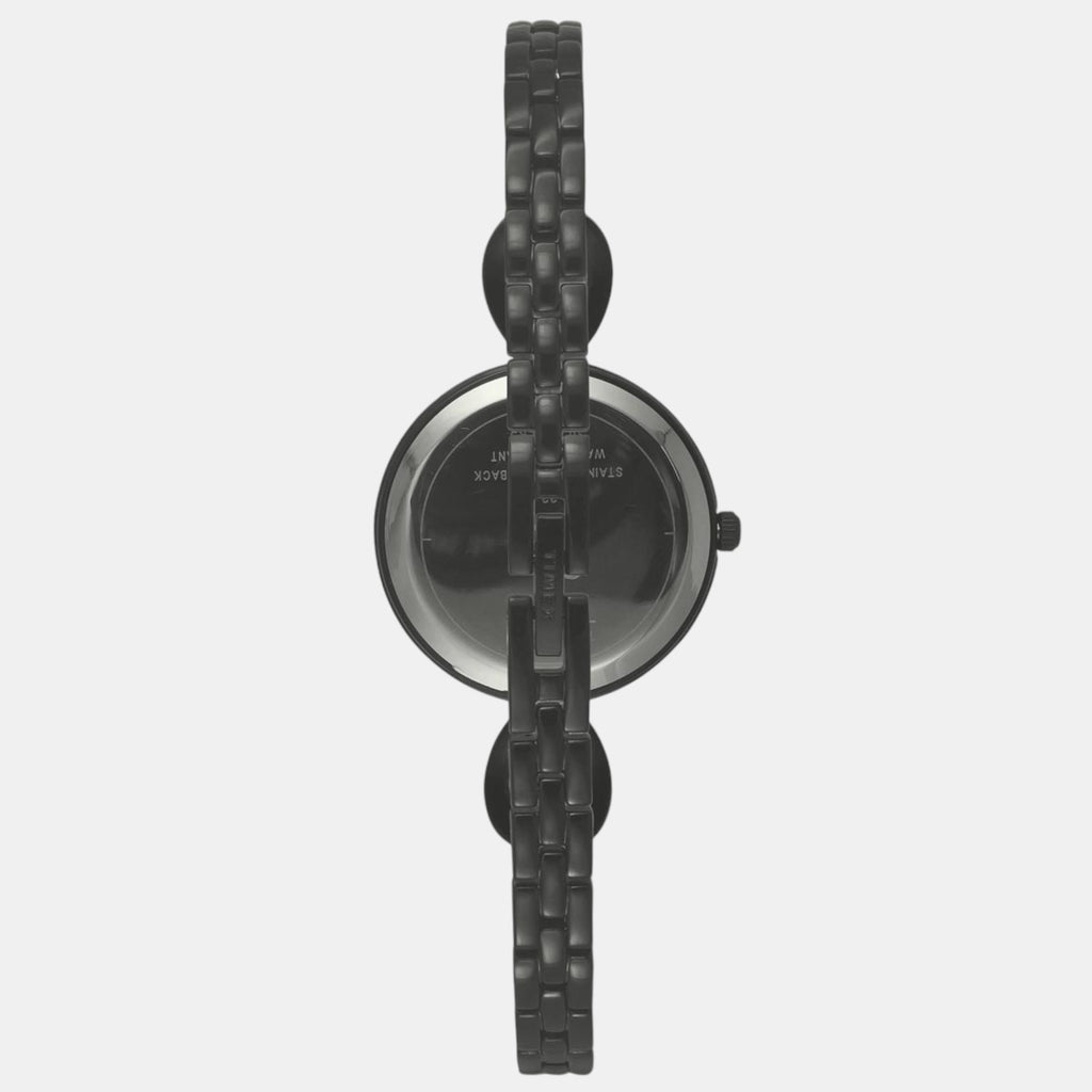 Fria Women Quartz Maroon Dial Analog Brass Watch TWEL18107