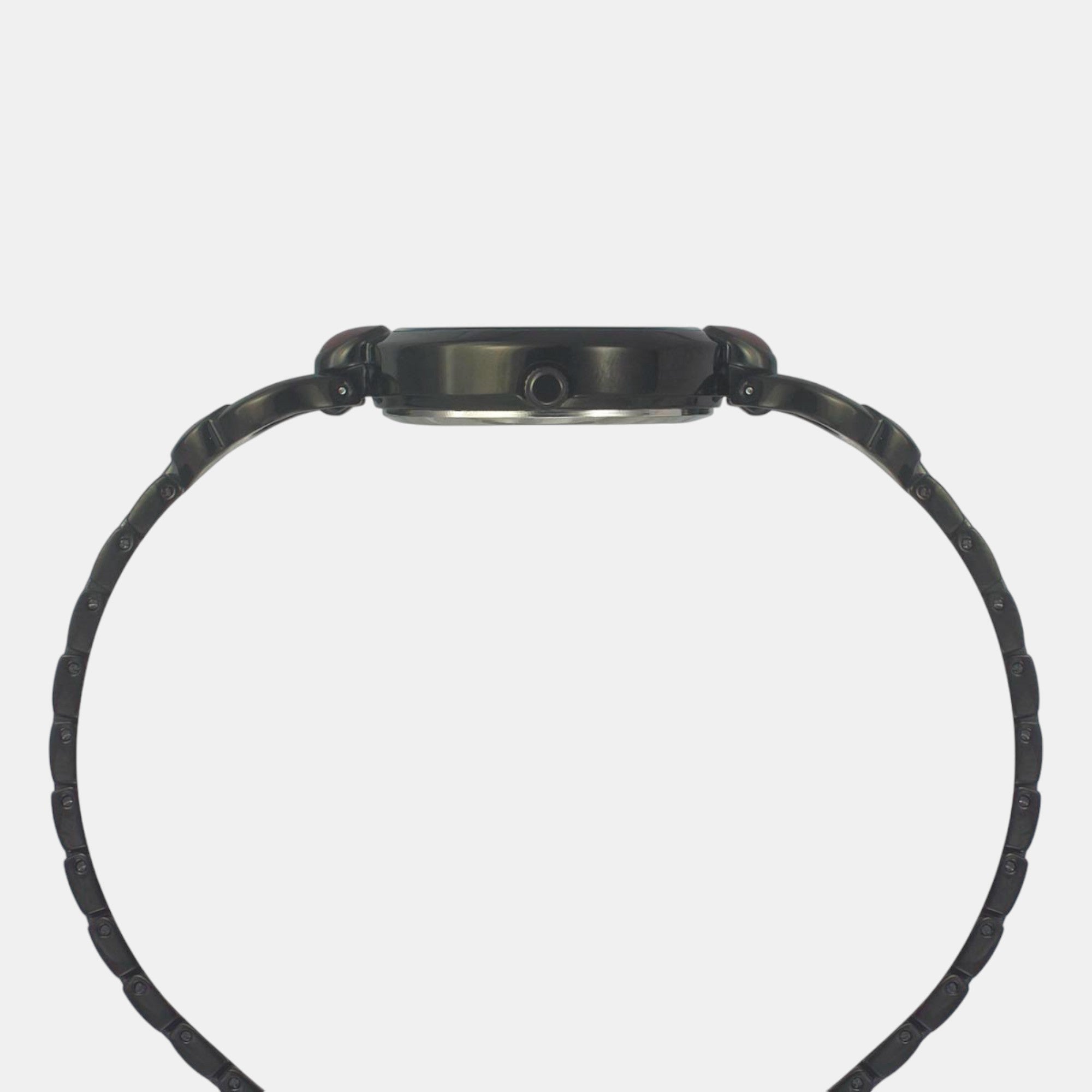 Fria Women Quartz Maroon Dial Analog Brass Watch TWEL18107