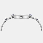 Fashion Women Quartz Silver Dial Analog Brass Watch TWEL18108