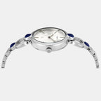 Fashion Women Quartz Silver Dial Analog Brass Watch TWEL18108