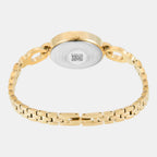 Fashion Women Quartz Green Dial Analog Brass Watch TWEL18109