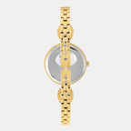 Fashion Women Quartz Green Dial Analog Brass Watch TWEL18109