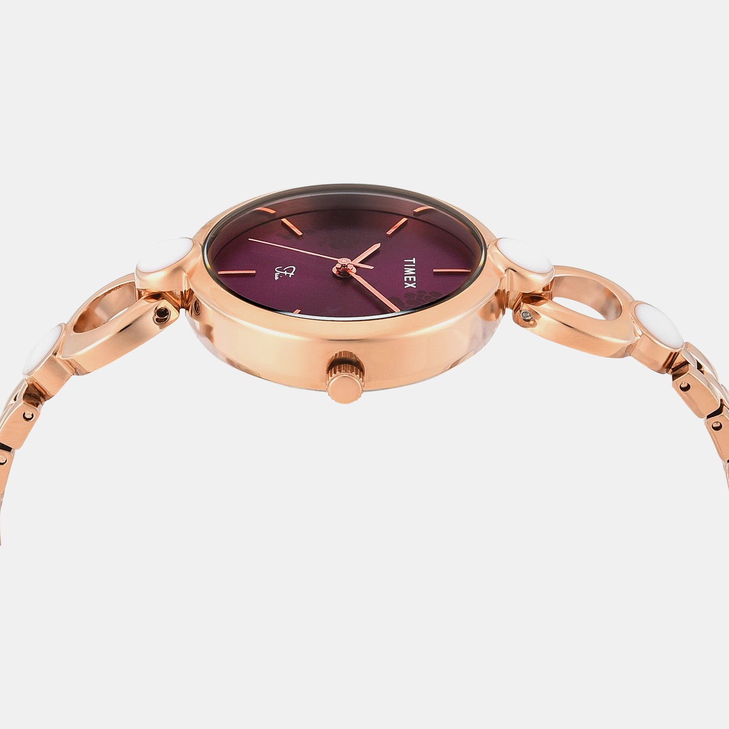 Fria Women Quartz Dial Analog Brass Watch TWEL18110