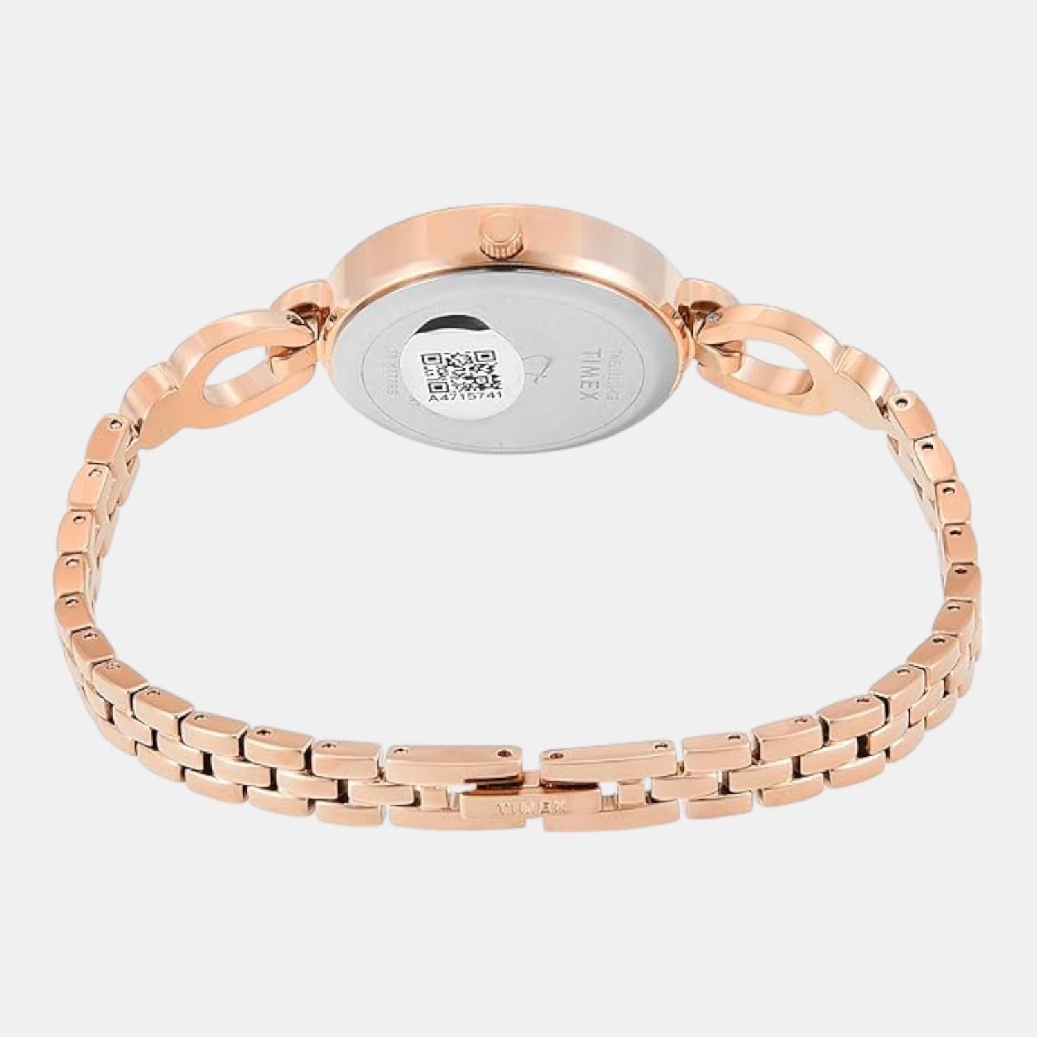 Fashion Women Quartz Blue Dial Analog Brass Watch TWEL18111