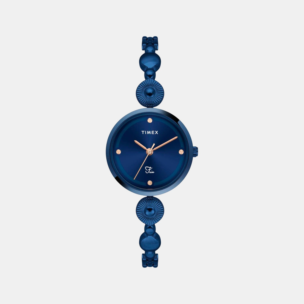 Fria Women Quartz Dial Analog Brass Watch TWEL18205