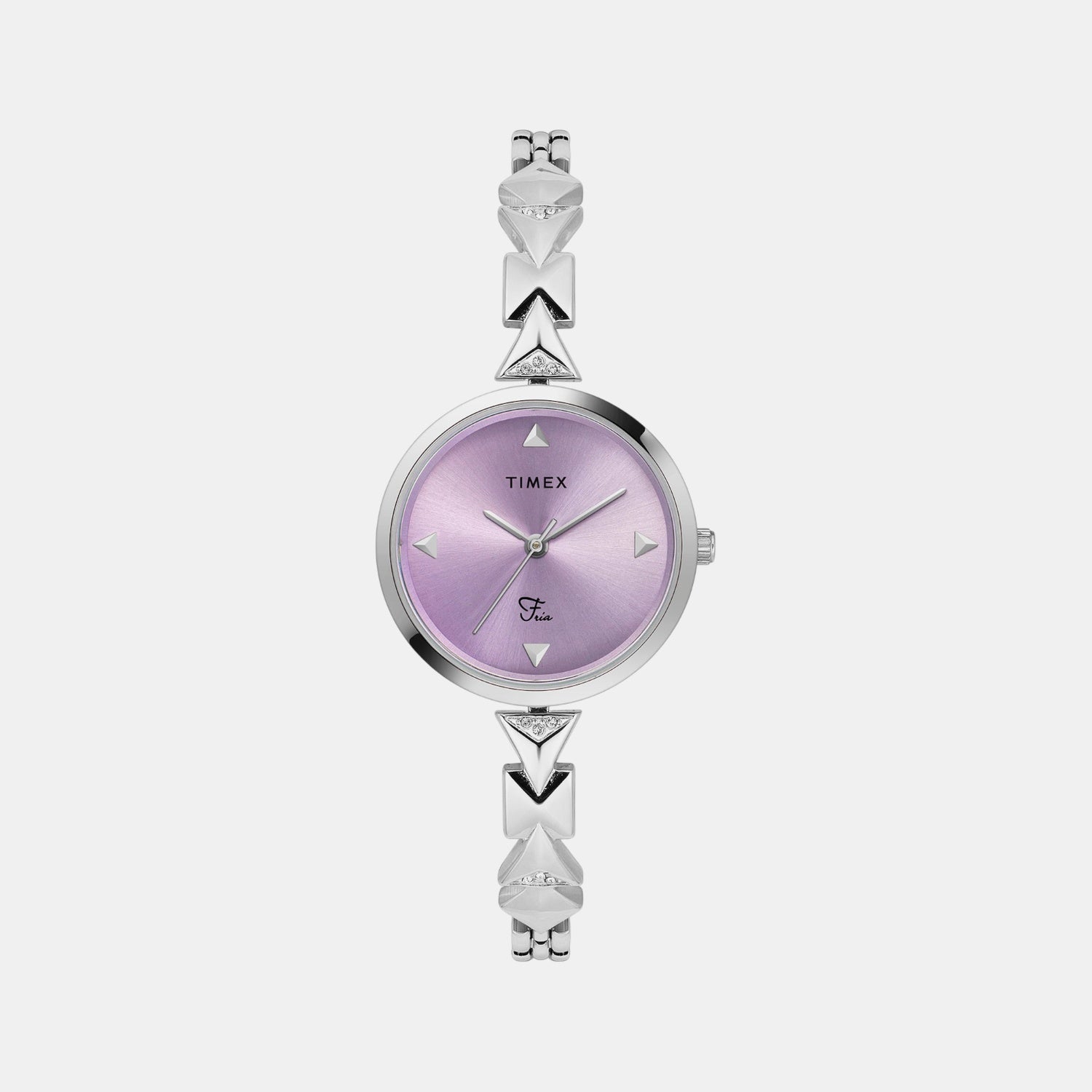 Fria Women Quartz Purple Dial Analog Brass Watch TWEL18300