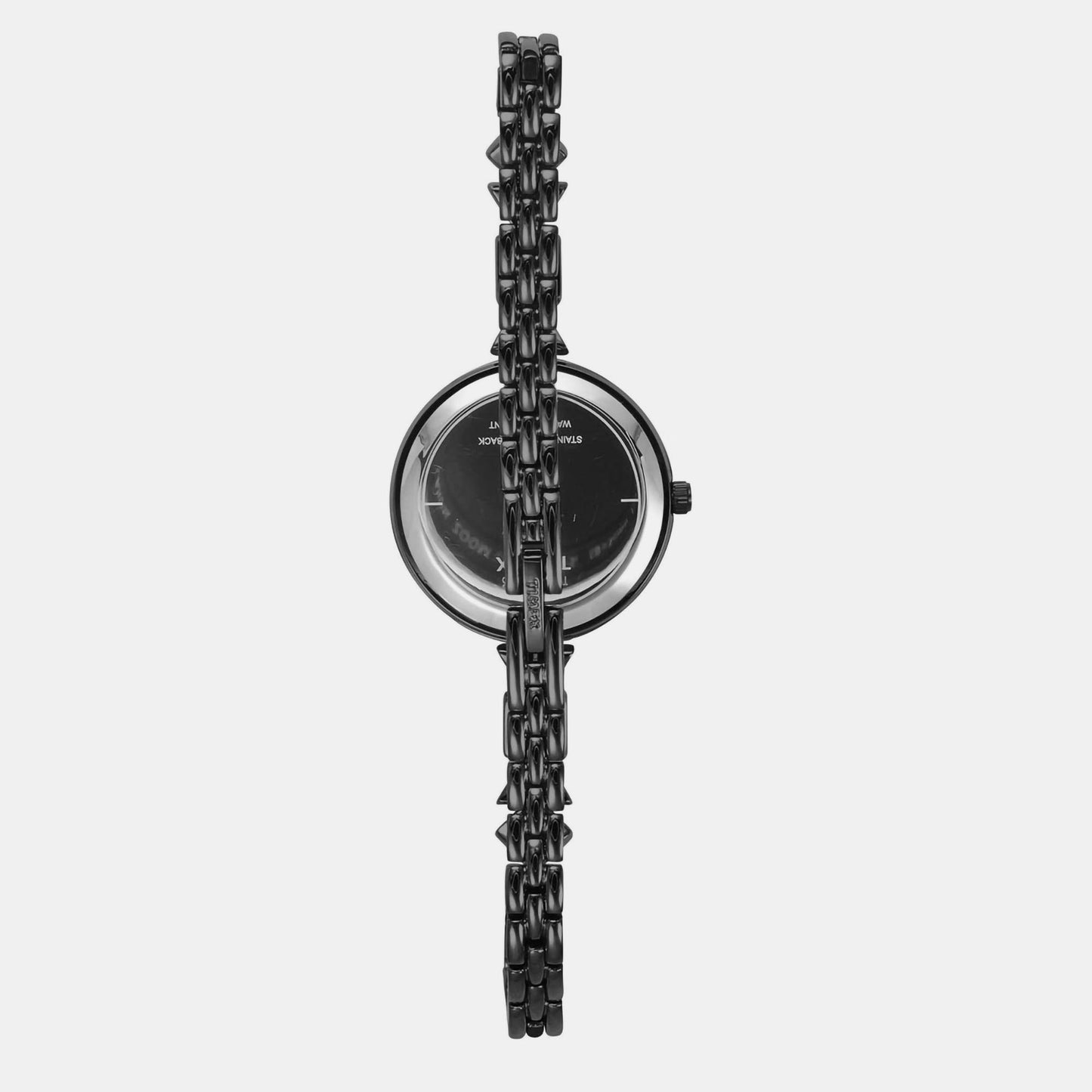 Fria Women's Black Analog Brass Watch TWEL18303