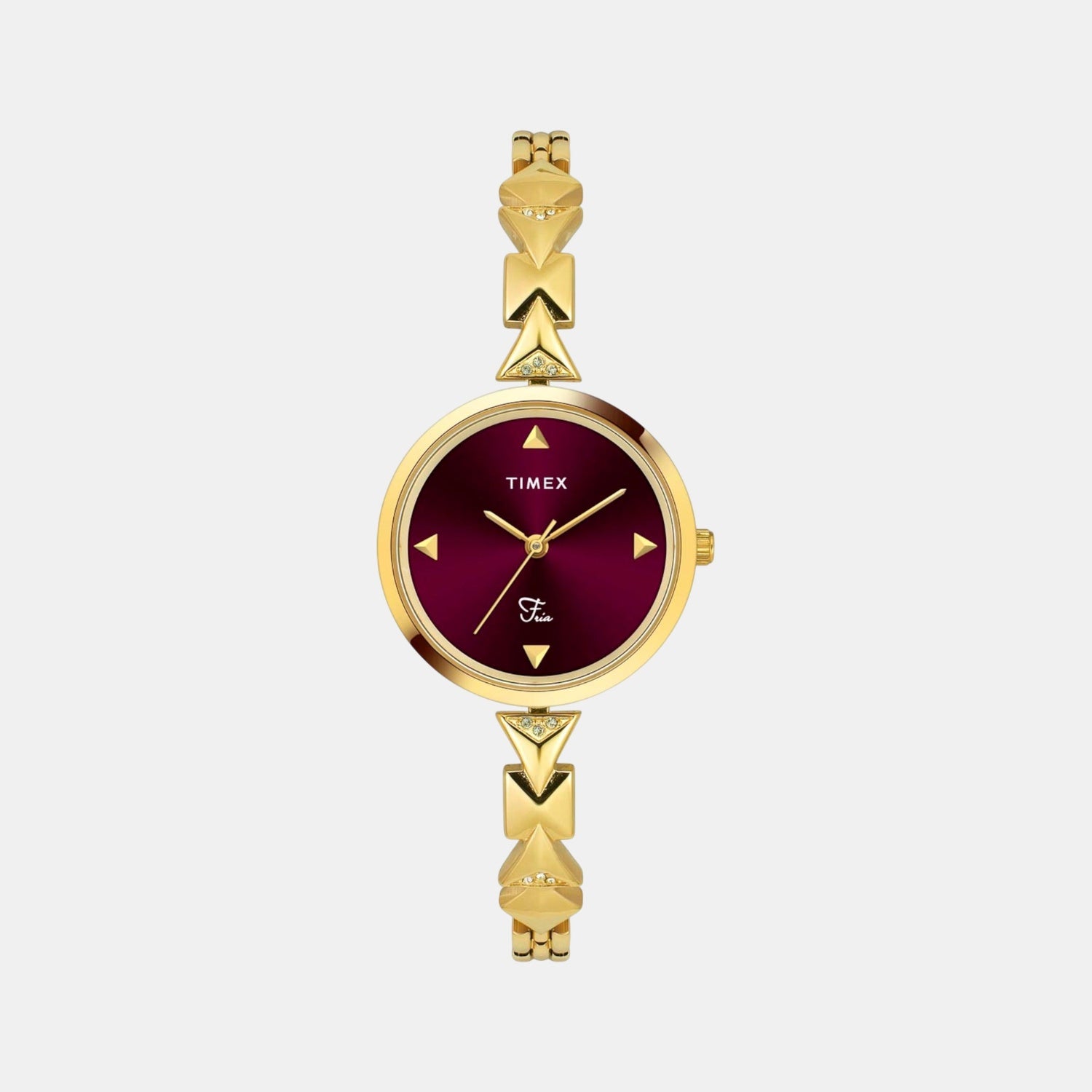 Fria Women Quartz Dial Analog Brass Watch TWEL18304