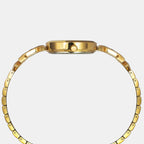 Fria Women Quartz Burgundy Dial Analog Brass Watch TWEL18304