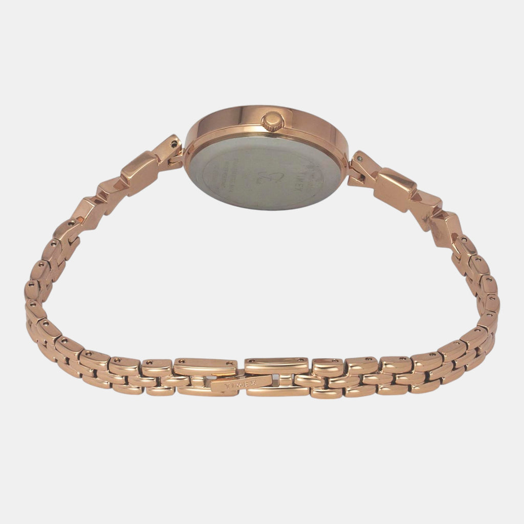 Fria Women Quartz Blue Dial Analog Brass Watch TWEL18305