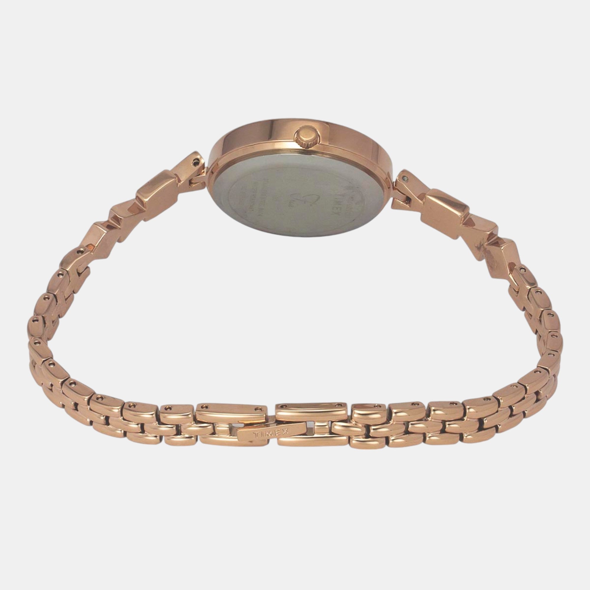 Fria Women Quartz Blue Dial Analog Brass Watch TWEL18305