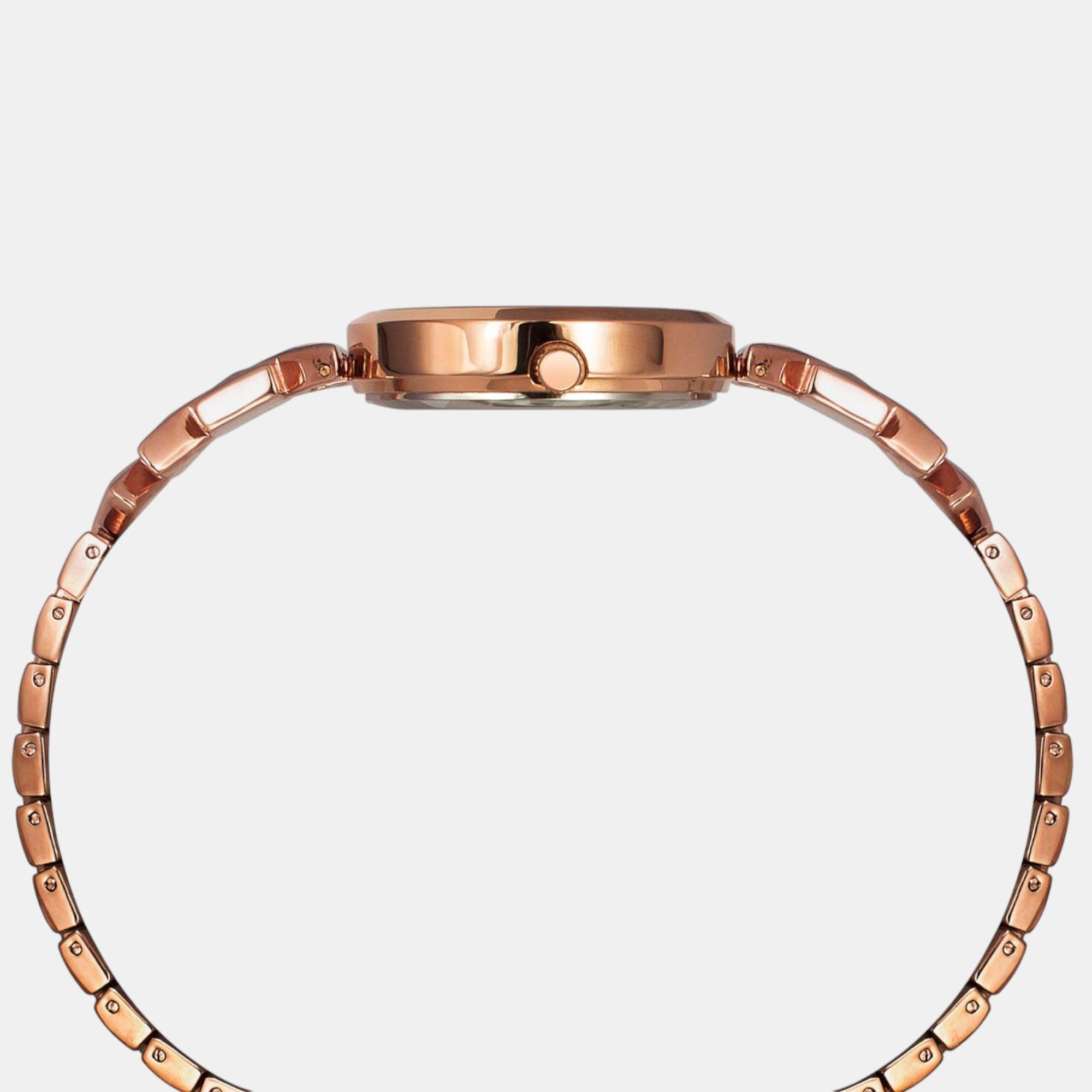 Fria Women Quartz Blue Dial Analog Brass Watch TWEL18305