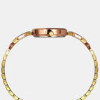 Fria Women Quartz Silver Dial Analog Brass Watch TWEL18306