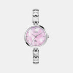 Fria Women Quartz Mother Of Pearl Dial Analog Brass Watch TWEL18307