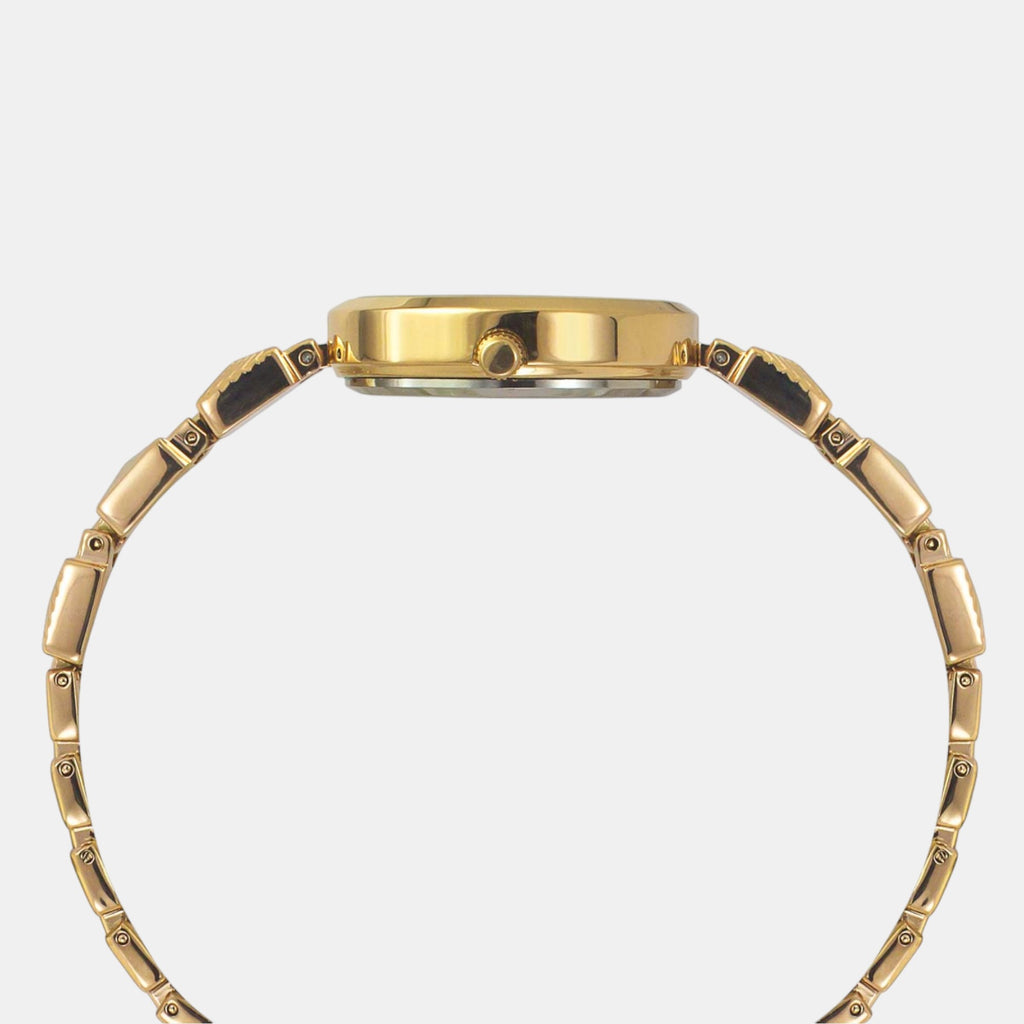 Fria Women Quartz Teal Dial Analog Brass Watch TWEL18308