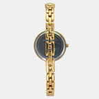 Fria Women Quartz Teal Dial Analog Brass Watch TWEL18308