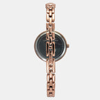 Fria Women Quartz Mother Of Pearl Dial Analog Brass Watch TWEL18309