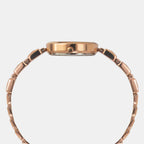 Fria Women Quartz Burgundy Dial Analog Brass Watch TWEL18310