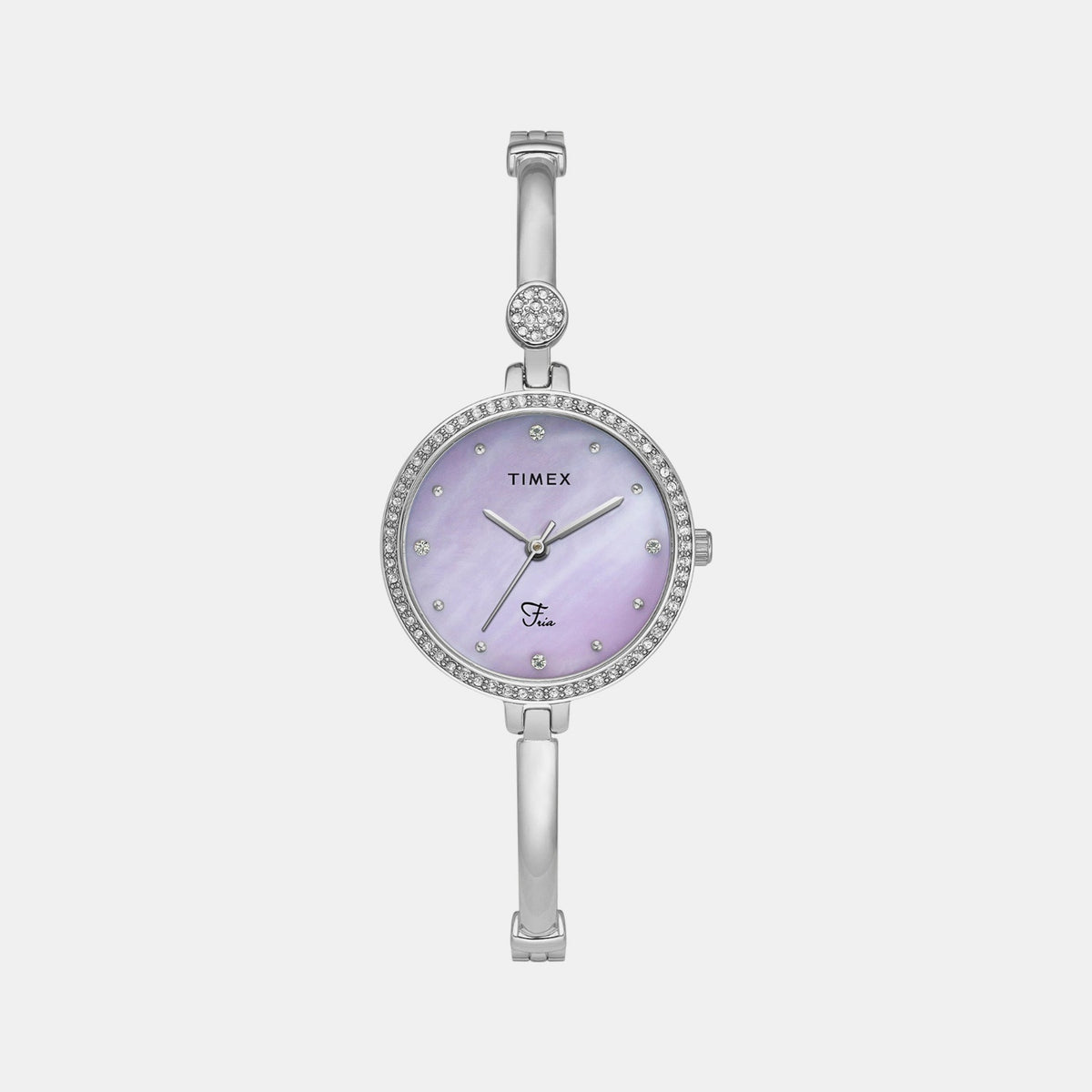 Fria Women Quartz Mother Of Pearl Dial Analog Brass Watch TWEL18400