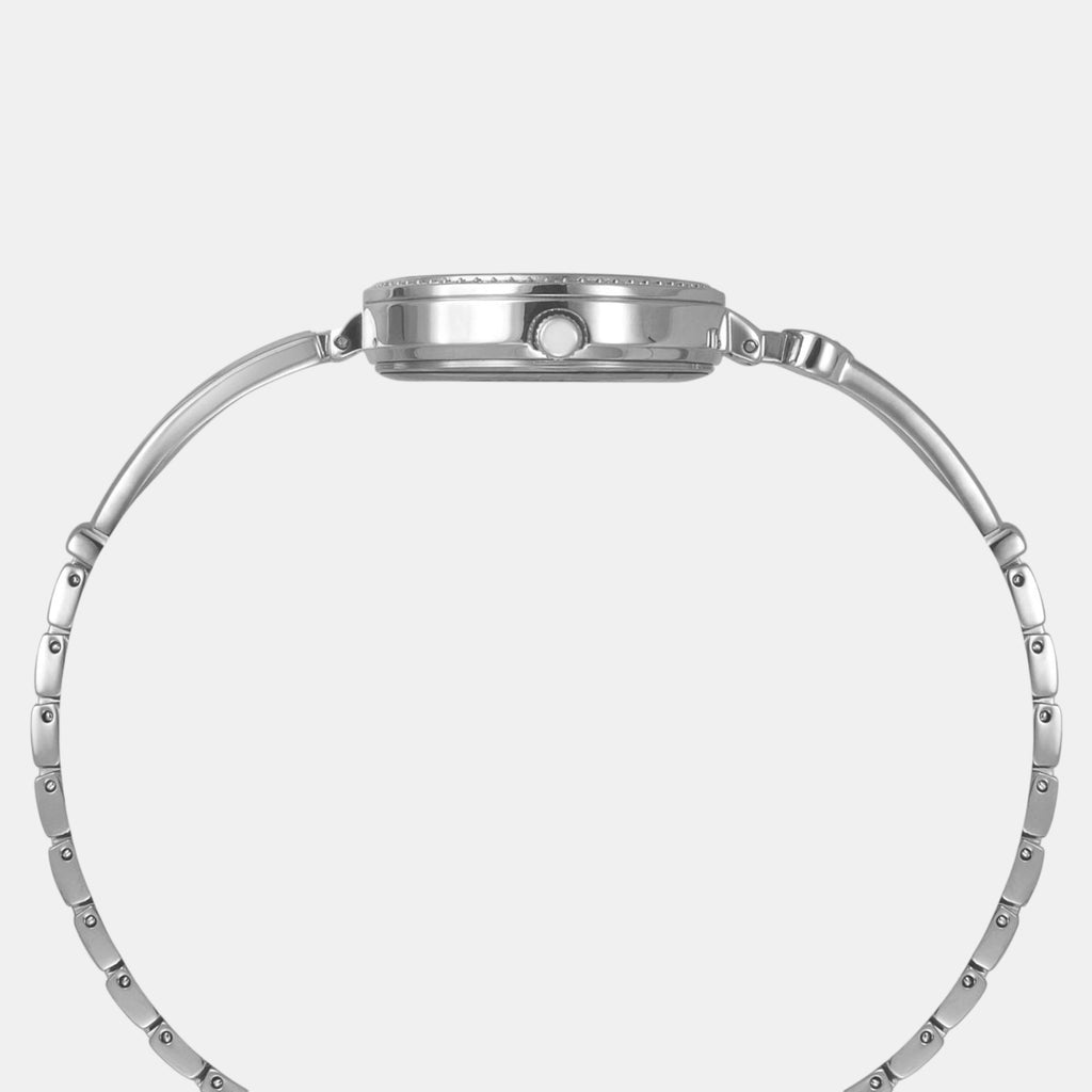 Fria Women Quartz Mother Of Pearl Dial Analog Brass Watch TWEL18404